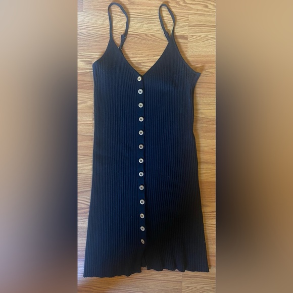 Forever 21 Ribbed Button Down Front Knit Mini Dress - Picture 6 of 6